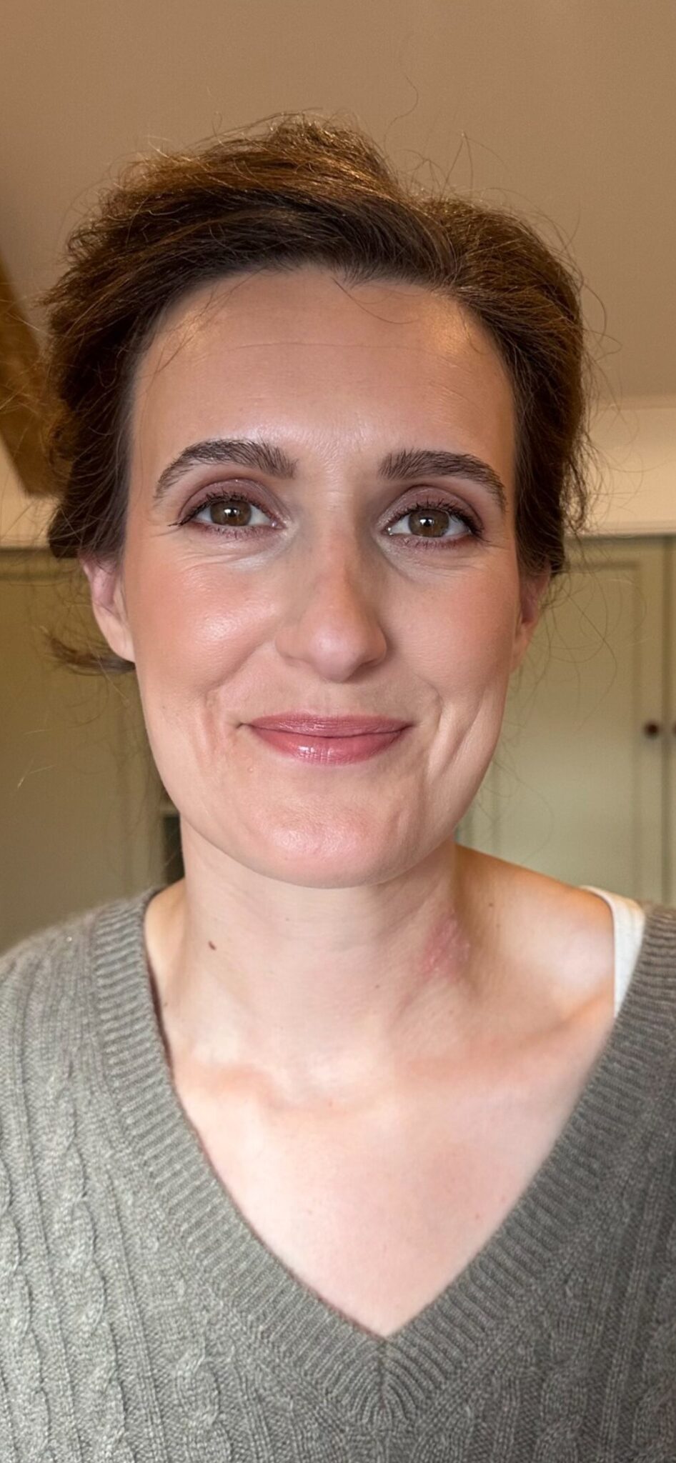 After a personalised makeup lesson
