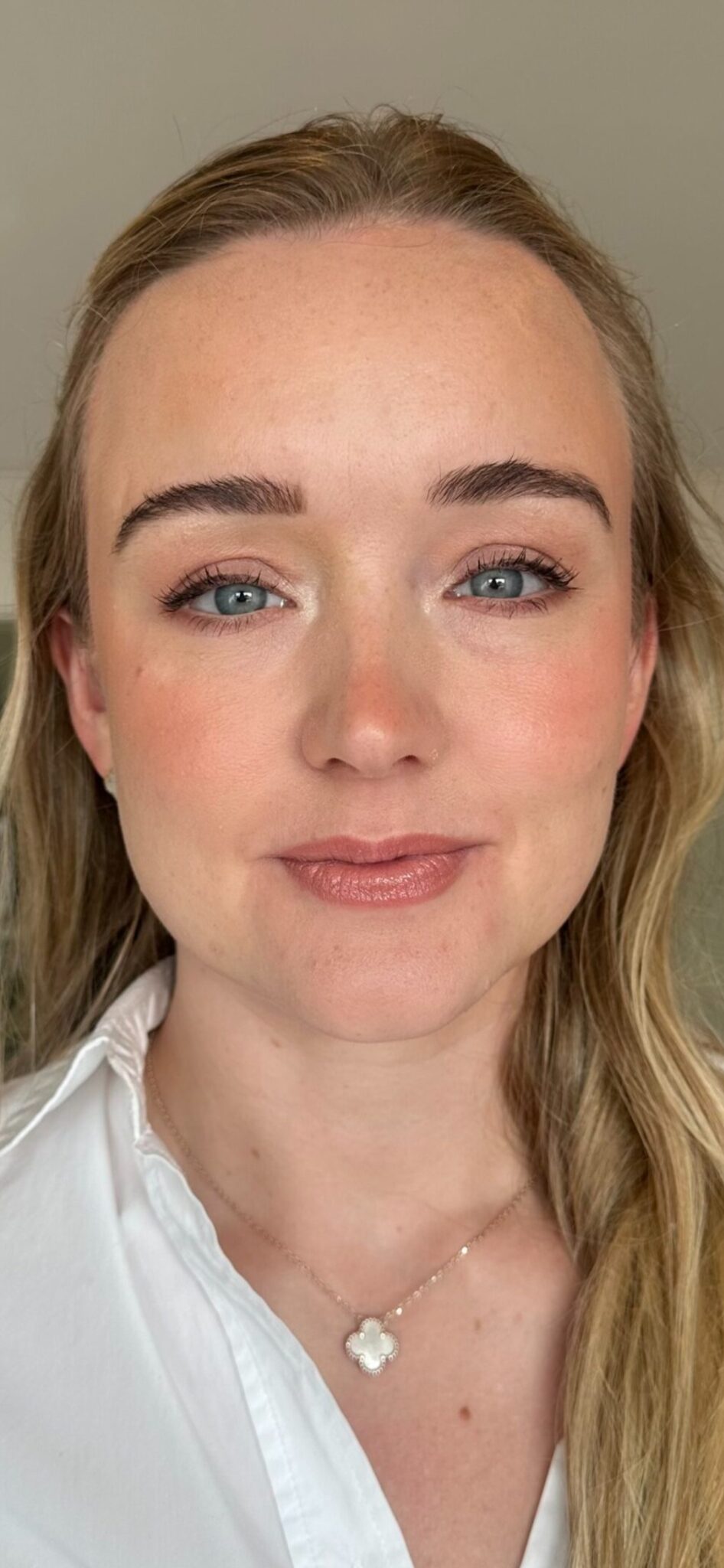 After a second personalised makeup lesson