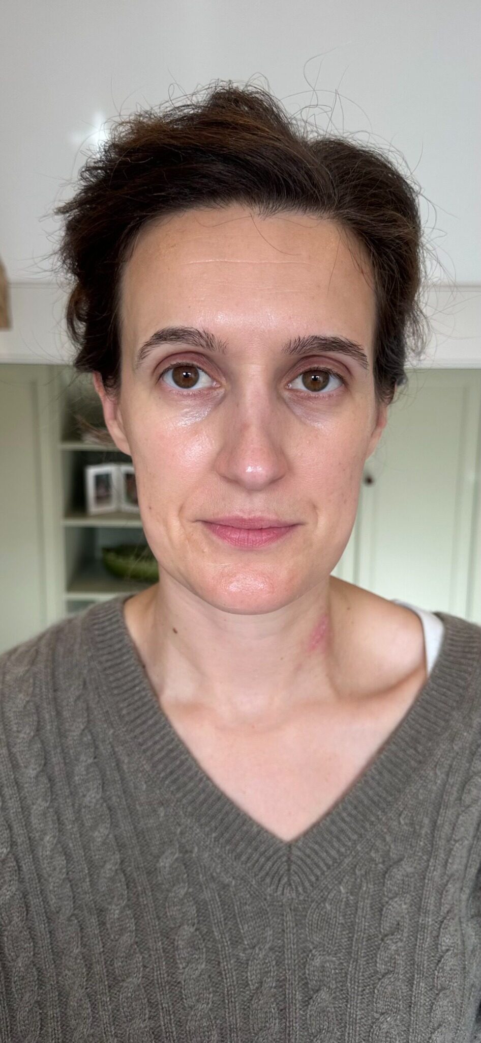 Before a personalised makeup lesson
