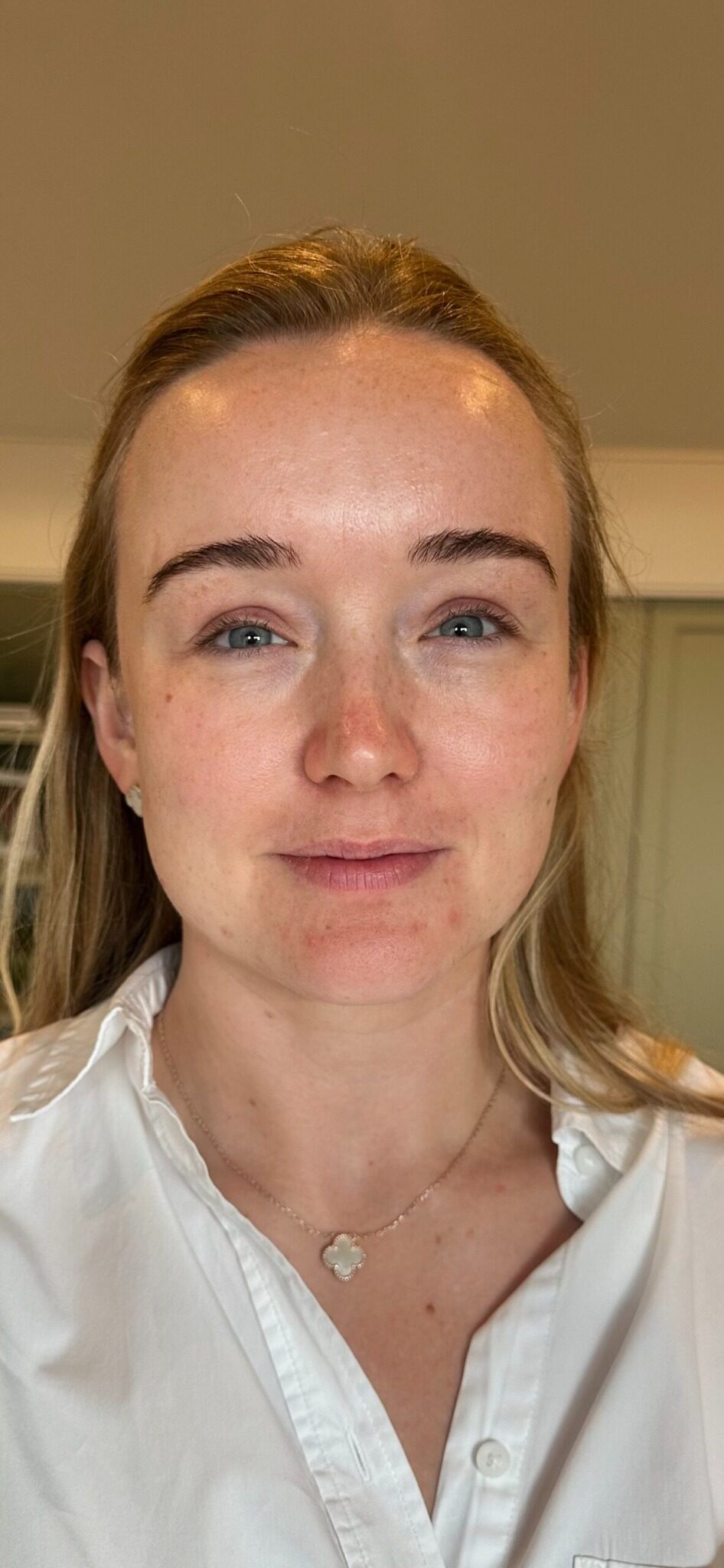 Before a second personalised makeup lesson